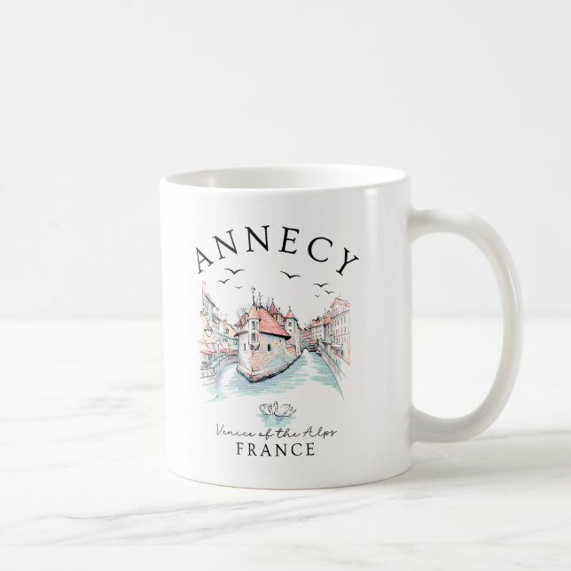 Annecy France – Venice of the Alps Kaffeetasse (Rechts)