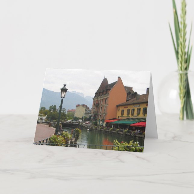 Annecy Frankreich Karte (Vorderseite)