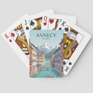 Annecy Frankreich Spielkarten