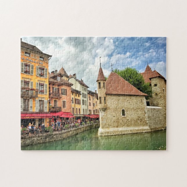 Annecy, französische Alpen Puzzle (Horizontal)
