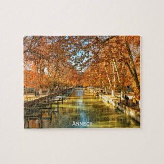Annecy, französische Alpen Puzzle