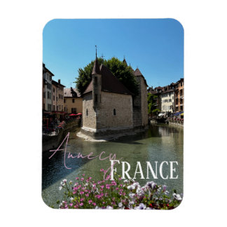 Annecy, Palais de l’Île, Thiou, französische Alpes Magnet