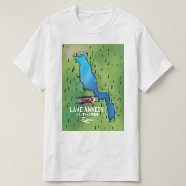 Annecy-See, Haute-Savoie, france T-Shirt (Design vorne)