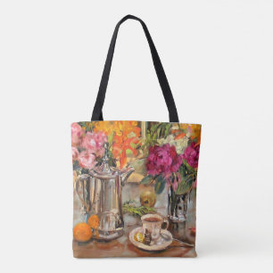Anne's Stillleben mit Tea Pot und Blume