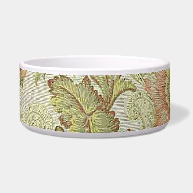 Annette Vintag Floral Muster Pet Bowl Napf (Vorderseite)