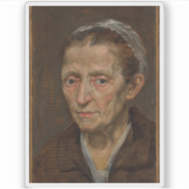 Annibale Carracci - Leiter einer Frau Aufkleber