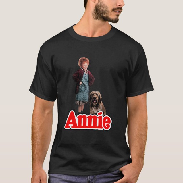 ANNIE - Annie &amp; Sandy Angepasst V-Neck T-Shirt (Vorderseite)