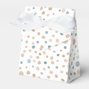Annie Confetti Watercolor Dots Favor Box Geschenkschachtel