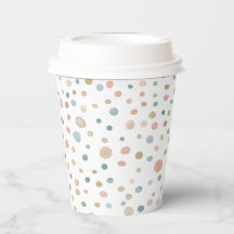 Annie Confetti Watercolor Dots Paper Cup