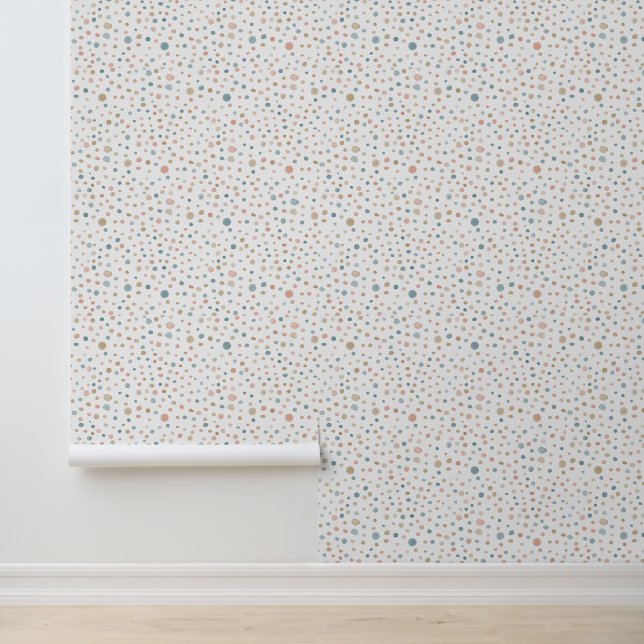 Annie Confetti Watercolor Dots Tapete (Anwendung)