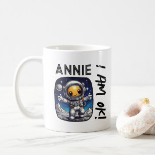 Annie I bin okay! Drehung von Texten mit dem Ast Kaffeetasse
