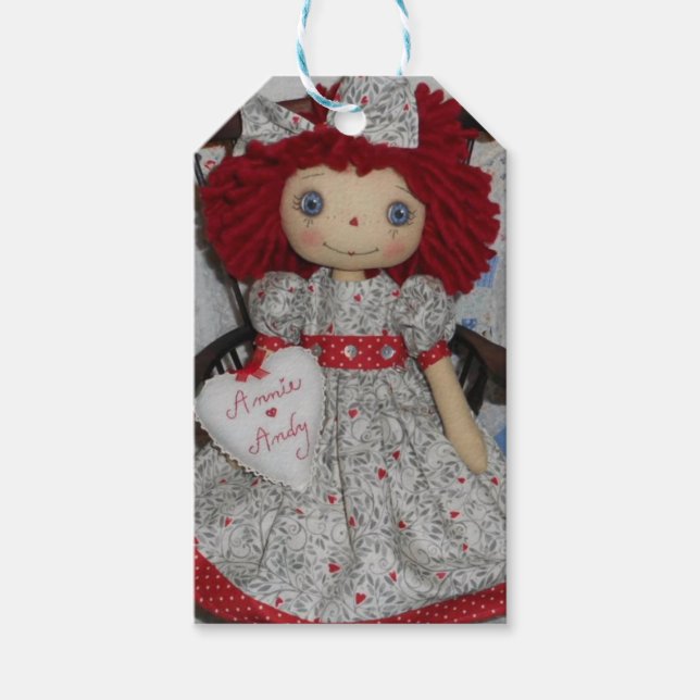 Annie Lieben Andy Tag Geschenkanhänger (Vorderseite)