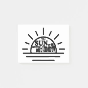 Annie: Morgen wird die Sonne los Post-it Klebezettel