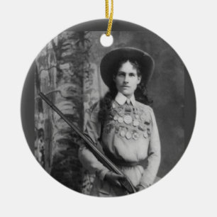 ANNIE OAKLEY CHRISTMAS ORNAMENTS KERAMIK ORNAMENT