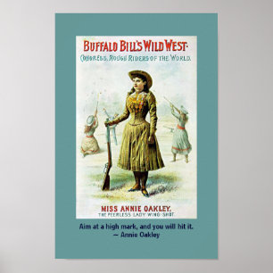 Annie Oakley Quotation Poster