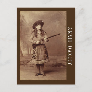 Annie Oakley Scharfschützin Postkarte