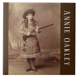 Annie Oakley Sharpshooter Keramik Tile Fliese
