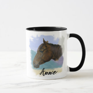 „Annie“ – Portrait eines Pferdes - Mach es zu dein Tasse