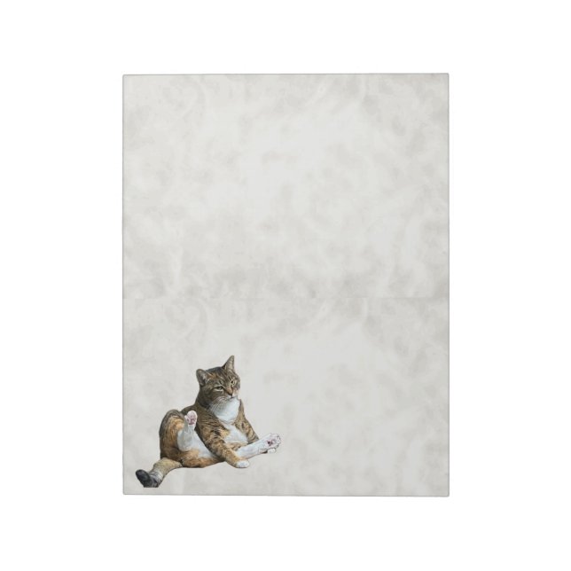 Annie the Cat's Stationery Notepad Notizblock (Rotiert)
