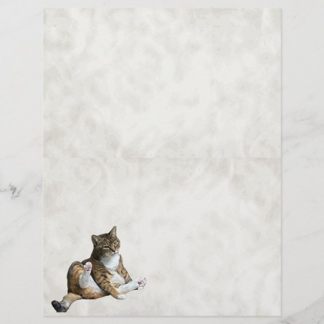 Annie The Cat's Stationery Paper (Vorderseite)