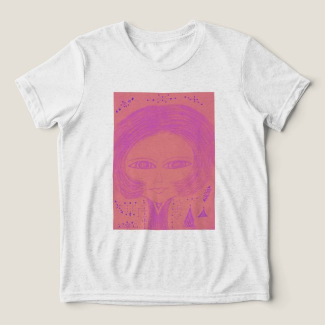 Annie Tri-Blend Shirt (Design Vorderseite)