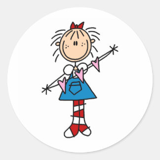 Annie with Hearts Sticker