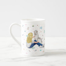 Anniepaddington Knochen-China-Tasse - Kunst durch