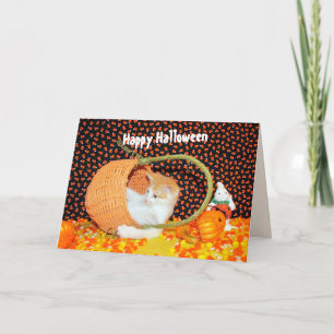 Annie's basketful of Fun Cat Halloween Card Karte