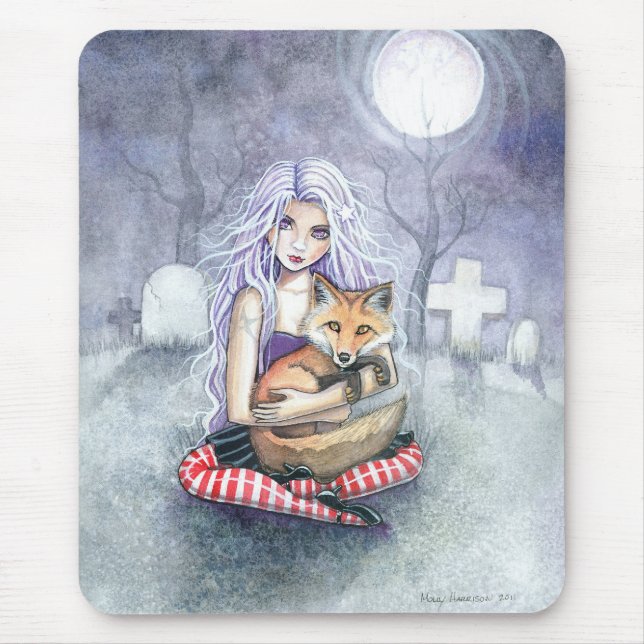 Annie's Fox Gothic Fantasy Mousepad (Vorne)