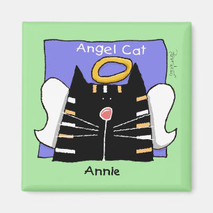 Annietabbykatzen-Engelsmagnet Magnet