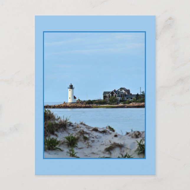 Annisquam Lighthouse Postcard Postkarte (Vorderseite)