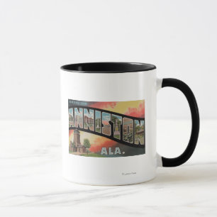 Anniston, Alabama - große Buchstabe-Szenen Tasse