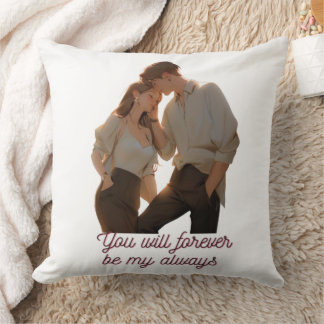 Anniversary Couple Pillow – You Will Forever Be My Kissen