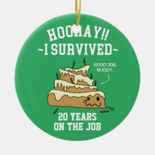 Anniversary Funny Keramik Ornament