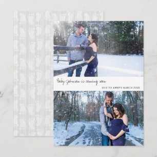 Announcement-Karte für neutrales Foto Ankündigung