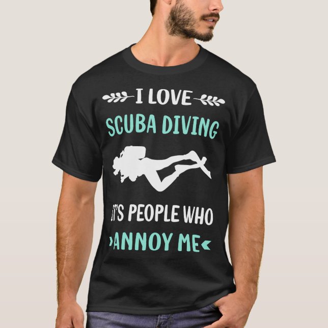Annoy Me Scuba Diver T-Shirt (Vorderseite)