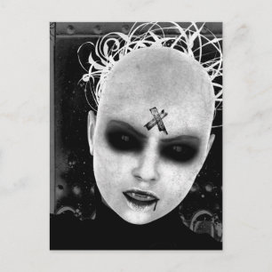 Annoyance Gothic Vampire Kunst, Dichtung und Musik Postkarte