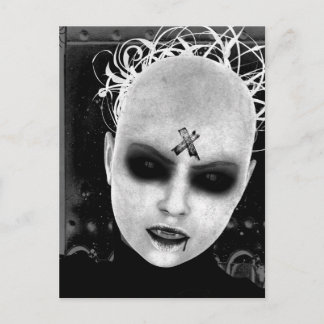 Annoyance Gothic Vampire Kunst, Dichtung und Musik Postkarte