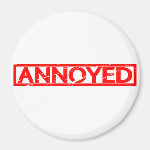 Annoyed Briefmarke Magnet