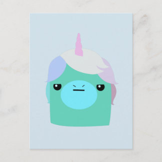 Annoyed Unicorn Postkarte
