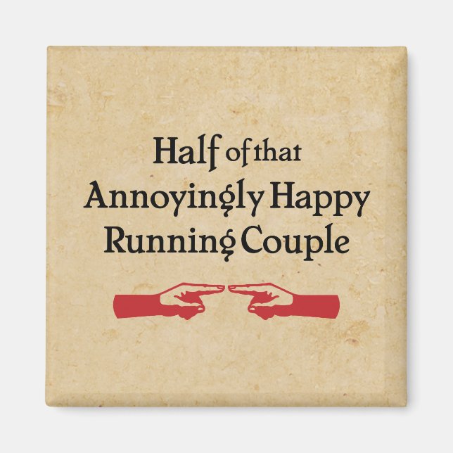 Annoying Running Couple Magnet (Vorne)