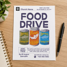 Annual Church Fundraiser Food Drive