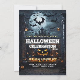 Annual Family Pumpkin Carving Party Halloween Invi Einladung