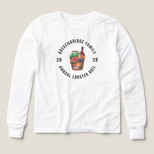 Annual Lobster Boil Summer Wiedersehen Partys (Design Vorderseite)