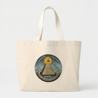 Annuit Coeptis - das All-Seeing-Auge Jumbo Stoffbeutel