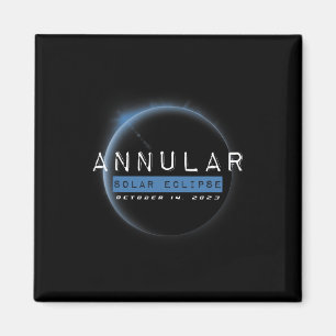 Annular Solar Eclipse Oktober Astronomie Liebhaber Magnet