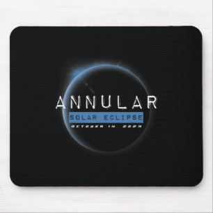 Annular Solar Eclipse Oktober Astronomie Liebhaber Mousepad