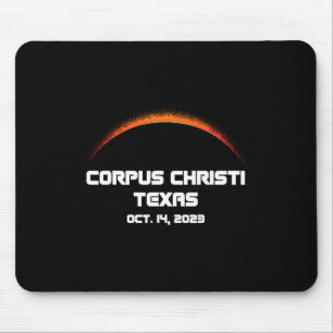 Annular Solar Eclipse S Corpus Christi Fall Mousepad