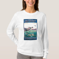 Annulliertes Floss-Flugzeug-förderndes Plakat