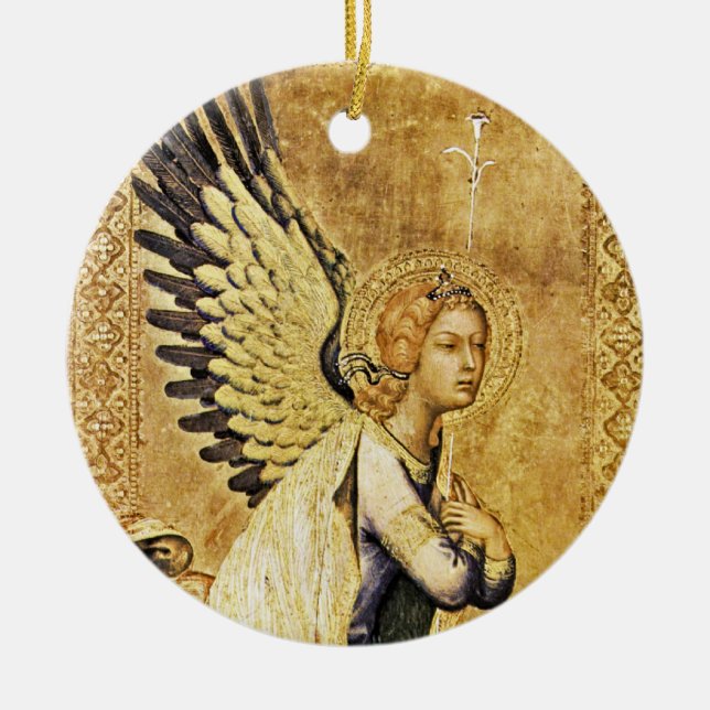 ANNUNCIATION ANGEL Magic of Christmas Keramik Ornament (Vorne)